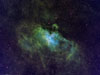 Eagle Nebula (Hubble Palette)